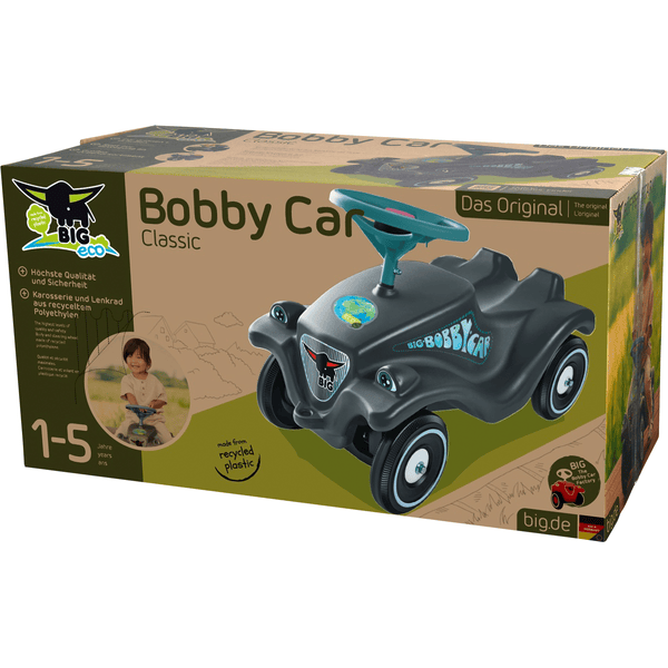 BIG Porteur enfant Bobby Car Classic Eco, gris