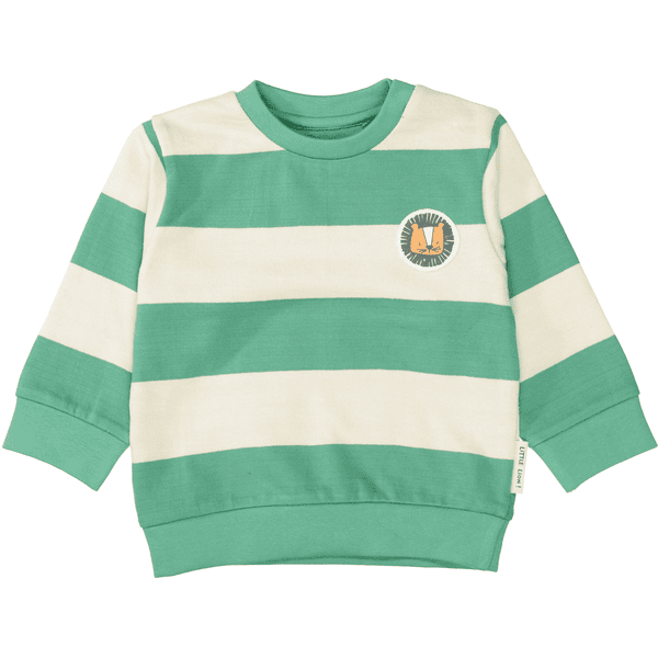 Staccato Sweatshirt emerald gestreift