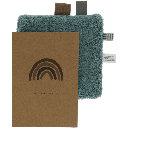 Snoozebaby Carte de naissance set cadeau Smokey Green 