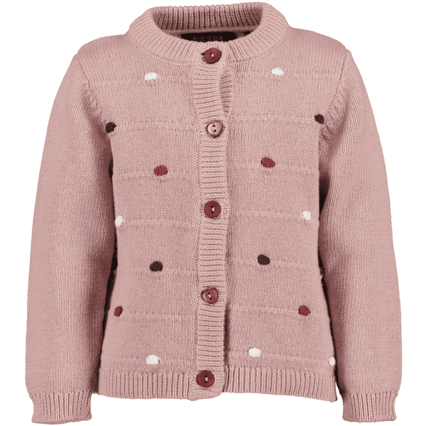 BLUE SEVEN  Veste en tricot mauve