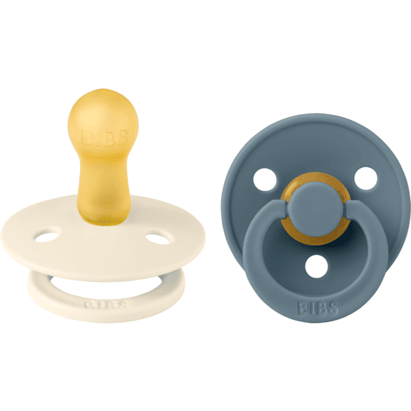 BIBS® Sutteflaske Colour Ivory &amp; Petrol 6-18 måneder, 2 stk.