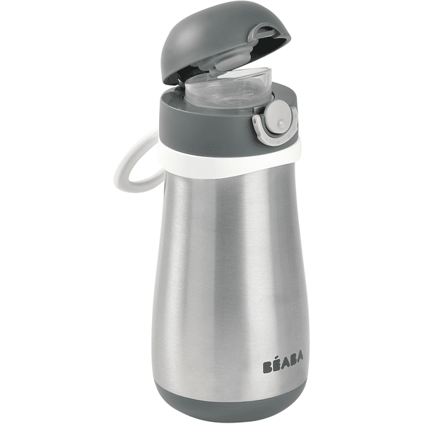 BEABA Borraccia in acciaio inox 350ml - grigio 