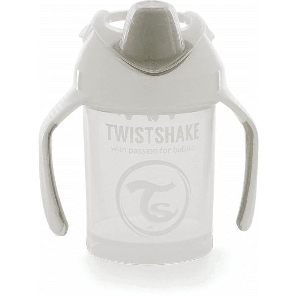 TWIST SHAKE  Mini beker 230 ml, wit vanaf 4+ maanden