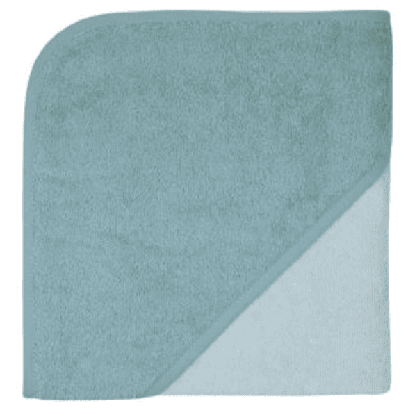 WÖRNER SÜDFROTTIER Ręcznik kąpielowy Uni z kapturem miętowy lodowy niebieski