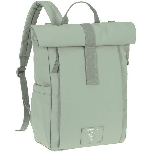 LÄSSIG Pusletaske Rolltop Up Backpack silver green 