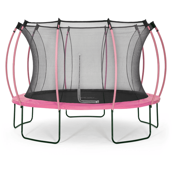 plum® Springsafe Trampolin Colours 366 cm mit Sicherheitsnetz, pink