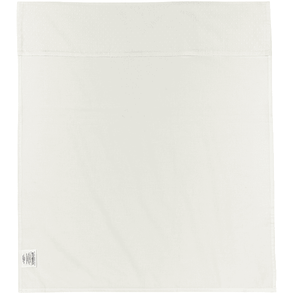 MEYCO Sábana bajera blanca Plume 100 x 150