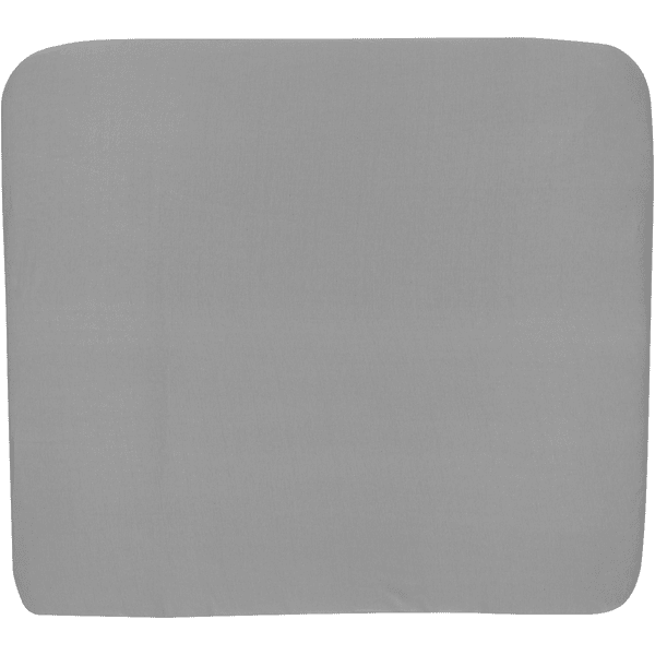 Meyco Wickelauflagenbezug Basic Jersey grau 75x85 cm