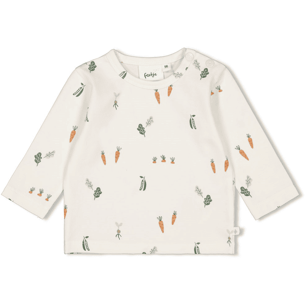 Feetje Langarmshirt Eat Your Veggies Offwhite