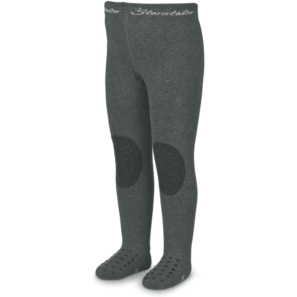 Sterntaler Girl s Kruipkousenpanty's naturel antraciet melange