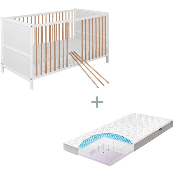 kindsgard Kinderbett godnat 70 x 140 cm bicolor x Dr. Lübbe Air Premium 70 x 140 cm