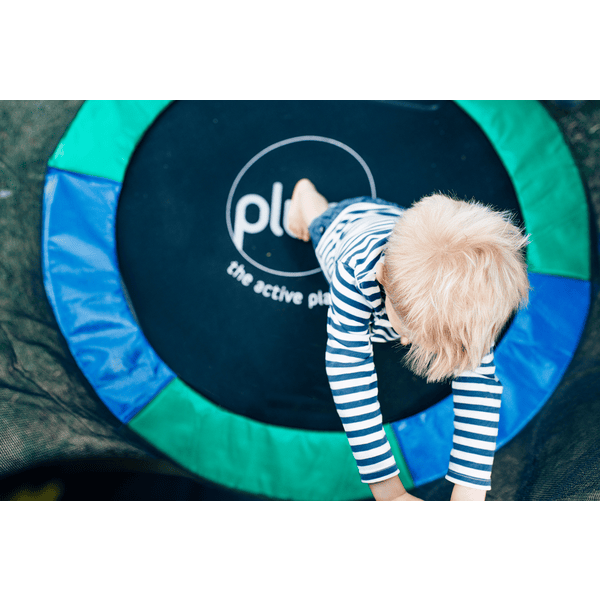 plum Trampoline Junior met vangnet 140 cm pinkorblue.be