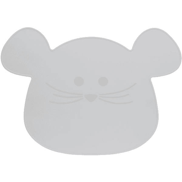 LÄSSIG Dekkebrikke i silikon, Little Chums Mouse