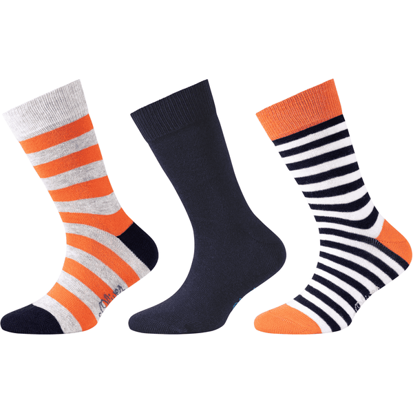 s. Olive r Chaussettes Junior original s organic 3er-Pack ginger