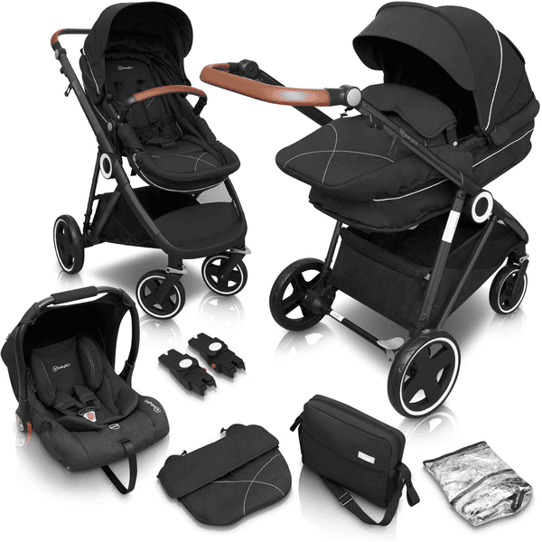 babyGO Combi Halime 3 in Anthracite Black | pinkorblue.be