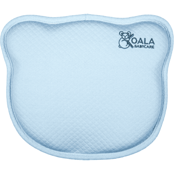 Koala Babycare - Almohada para niños pequeños, 19 x 10 x 1.5 pulgadas,  hasta 3 años con dos fundas de almohada extraíbles (azul) : :  Bebé