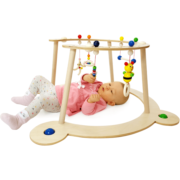 Hess Portique-trotteur d'Eveil Ours Henry en Bois 