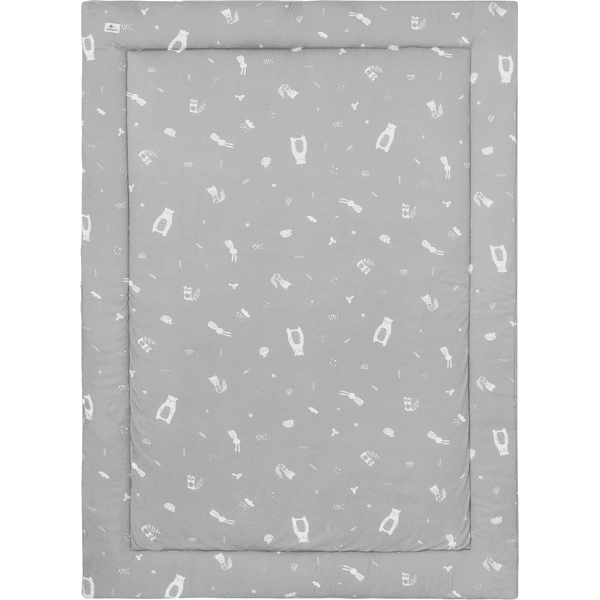 kindsgard Manta de gateo, suave 100 x 135 cm gris