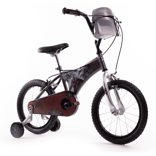 Huffy Bicicleta para niños Star Wars 16  negro con ruedines 