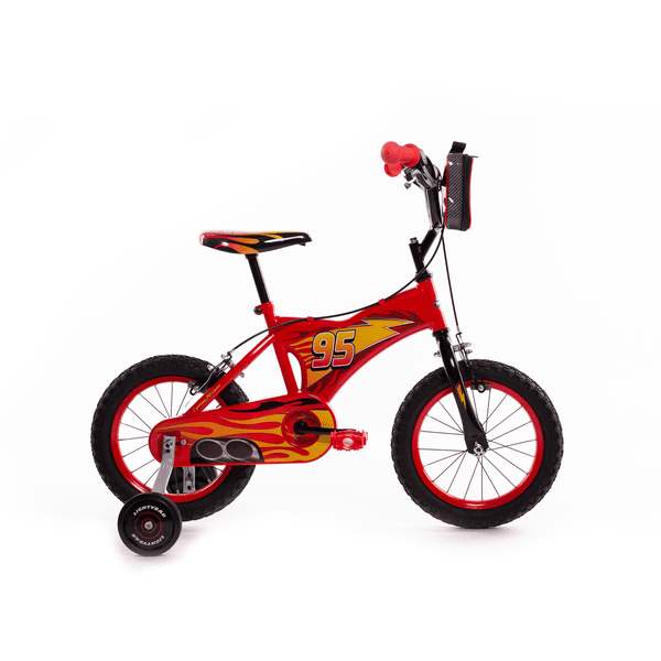 Huffy Bicicleta para niños Disney Cars 14  con ruedines