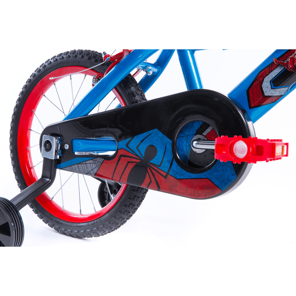 Huffy Vélo enfant Marvel Spider-Man 16 pouces EZ- Build stabilisateurs,  noir/rouge