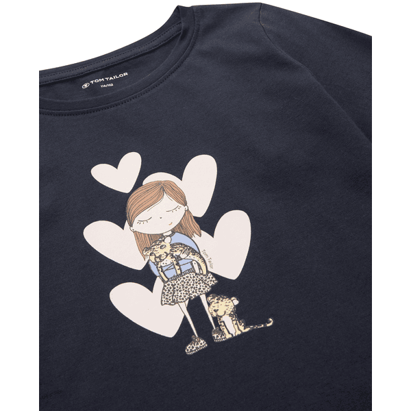 TOM TAILOR Camiseta infantil manga larga Sky Captain Blue