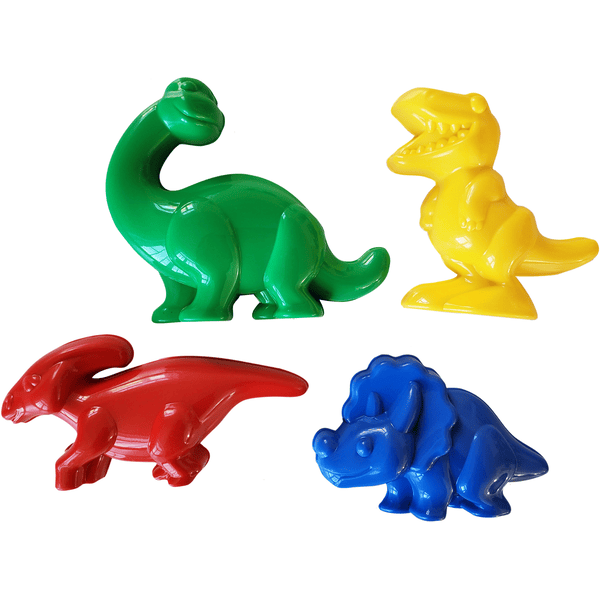 Gowi Dinosaurusvormen - Set van 4 in een netje