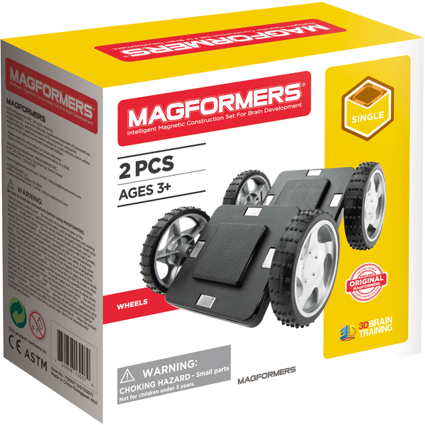 MAGFORMERS® Räder mit Grundplatte 2
