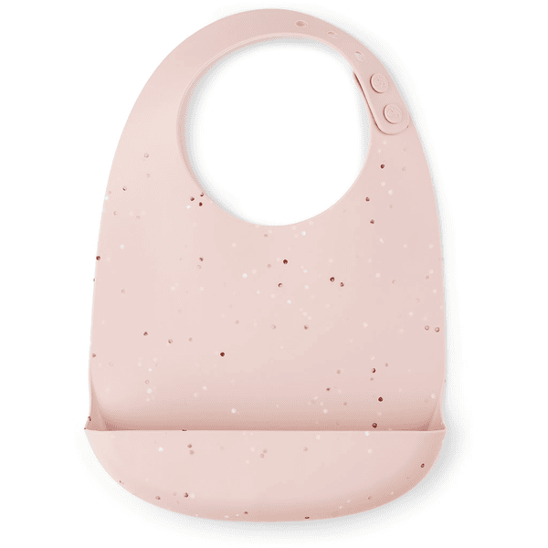 Done by Deer ™ Silikon Bib Confetti rosa