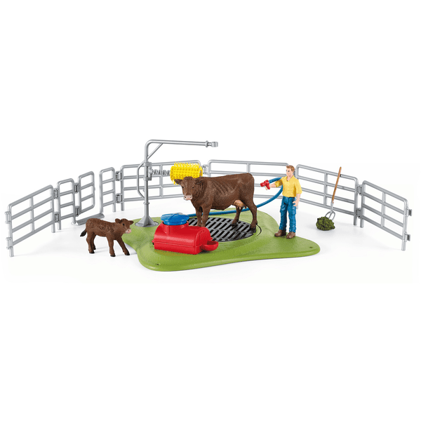 Schleich Farm World Cow Wash stasjon 42529