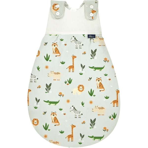 Alvi ® Saco para bebé Baby-Mäxchen de tejido de jersey Safari 