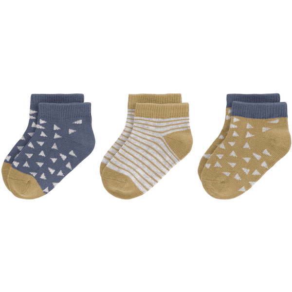 LÄSSIG Calcetines para niños pack de 3 curry azul