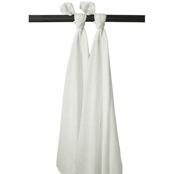 Meyco Bavlněná tkanina Muslin 2 Pack Uni Off white 