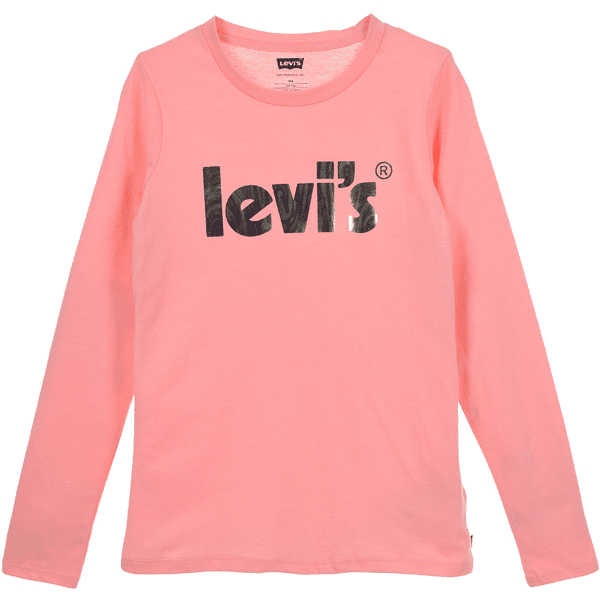 Levi's® Kids långärmad skjorta Peach es n Cream 