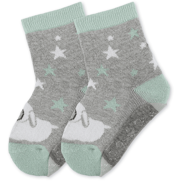 Sterntaler protiskluzové ponožky stříbrná melanže 