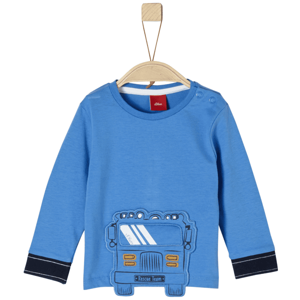 s.Oliver Boys Langarmshirt blue car