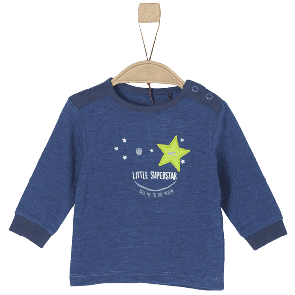 s.Oliver Boys Langarmshirt blue melange