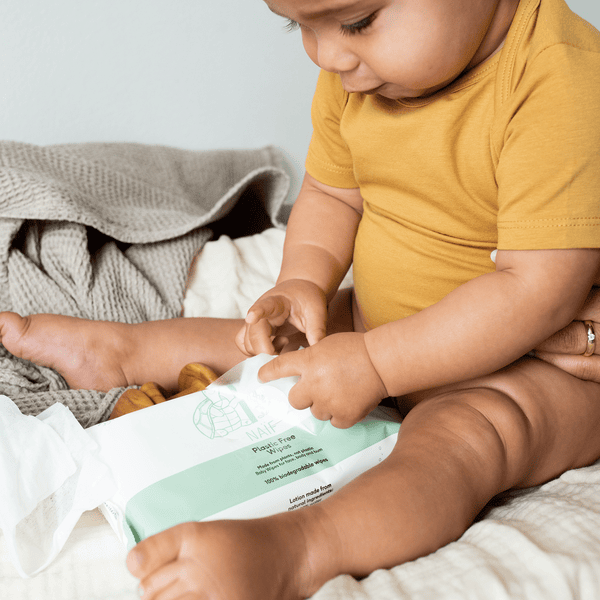 Naïf Lingettes humides Plastic Free Wipes - 54 pièces