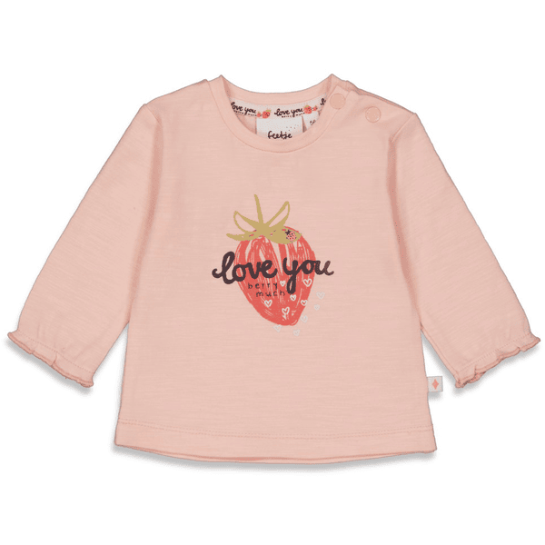 Feetje Langarmshirt Berry Sweet Rosa