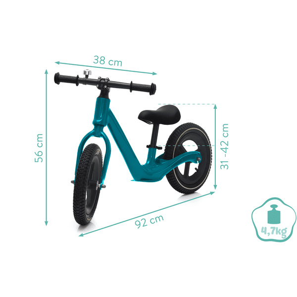 PROMETHEUS BICYCLES® Casque de vélo enfant T.XS 48-52 cm bleu