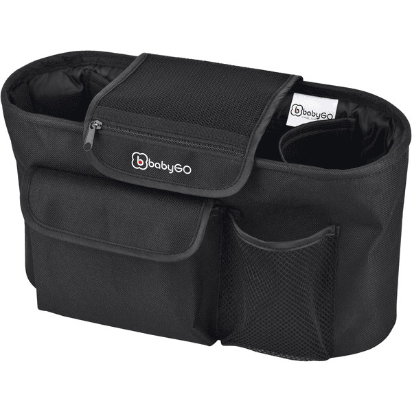 babyGO Kinderwagen Organizer Black