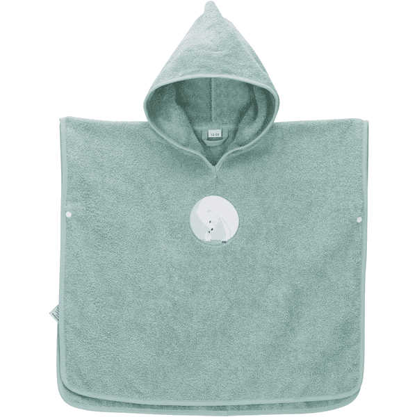 fillikid Ocean Ijsbeer poncho lichtblauw