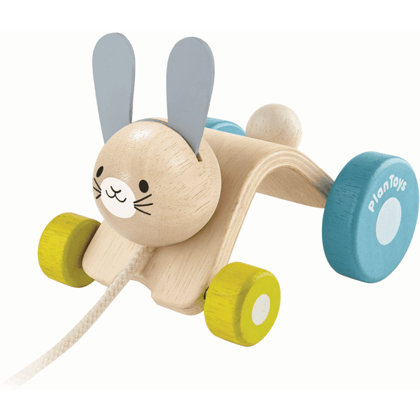 PlanToys Coniglio giocattolo da tirare 