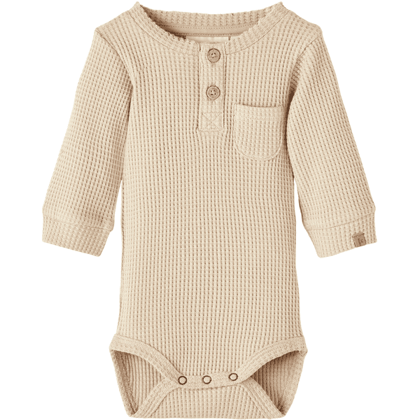 Lil'Atelier Langarmbody Nbmrolf Warm Sand