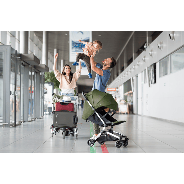 X-lander X-Fly Passeggino Ultraleggero Passeggino fino a 22 kg con barra di  sicurezza (Azure Grey)