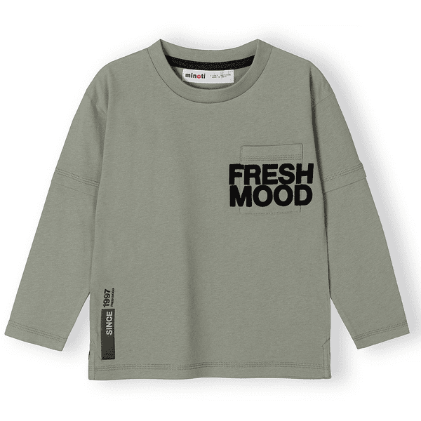 MINOTI Longsleeves Hellgrün Meliert