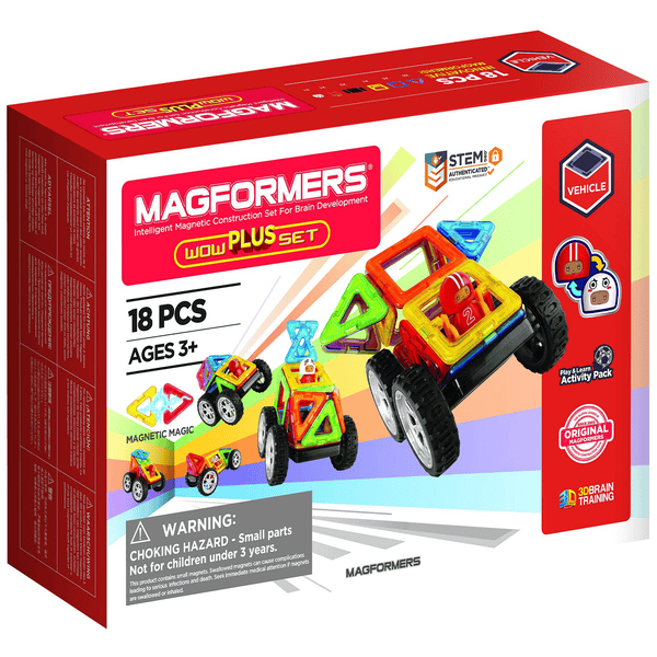 MAGFORMERS® Jeu magnétique WOW Plus Set