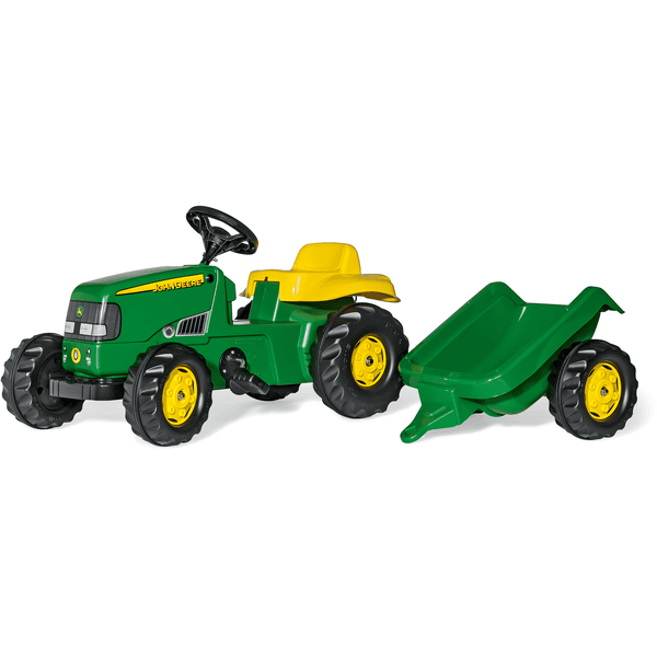 rolly®toys Kindertraktor rollykid John Deere mit rollyKid Trailer 012190