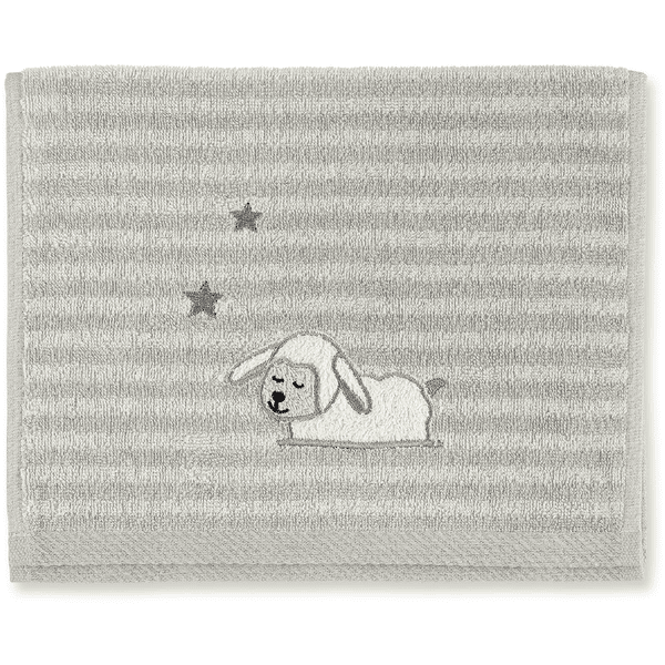 Sterntaler Kids-håndkle Stanley grå 50 cm x 30 cm