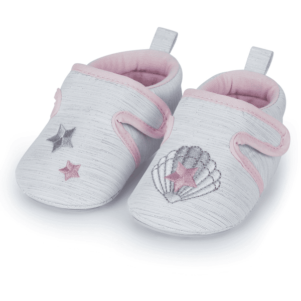 Sterntaler zapato de gateo para bebé blanco